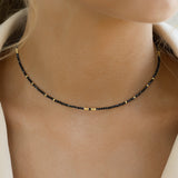 Choker Black Gold