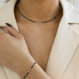 Choker Black Gold