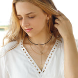 Choker Black Gold