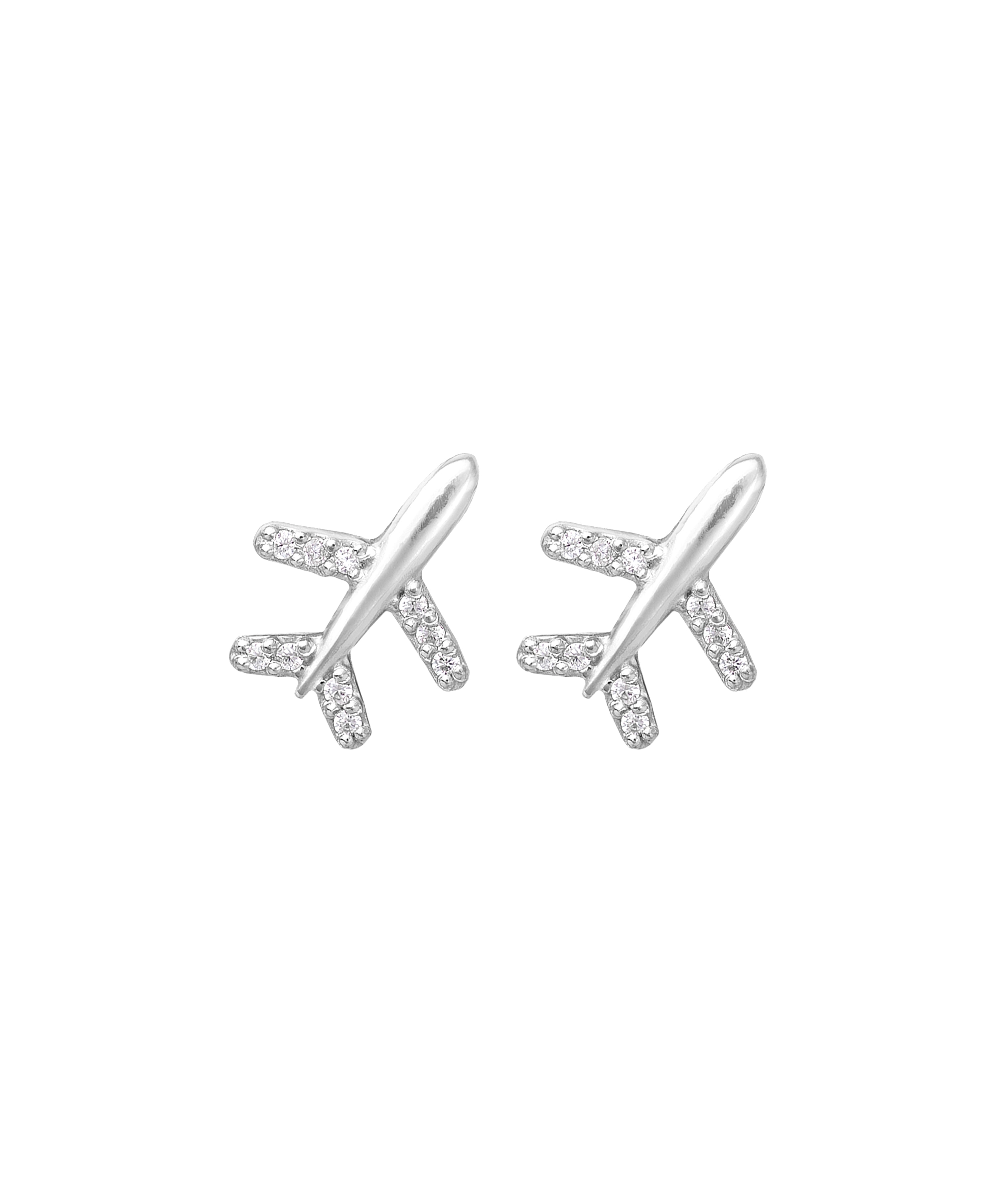 Ear Studs Airplane