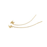 Earrings Swallows